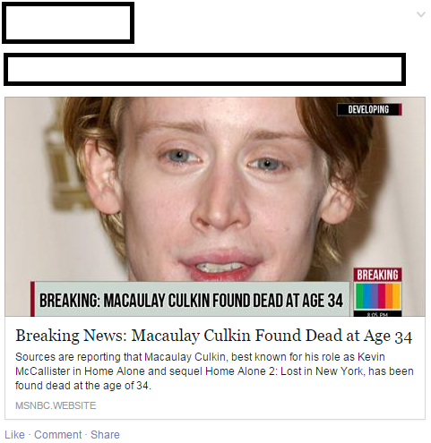 Macaulay Culkin reacted pretty well to the news of his own ...