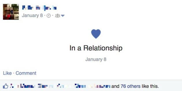 what is relationship status in facebook