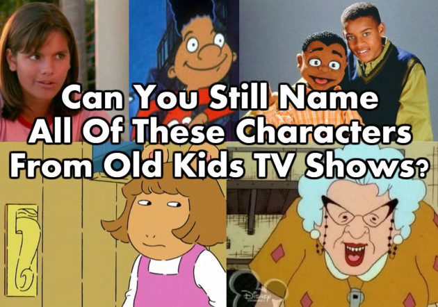 Can You Still Name All Of These Characters From Old Kids Tv Shows