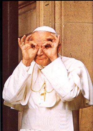 Image result for pope john paul ii funny pictures