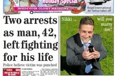 Man proposes on the front page of his local newspaper