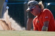Hard-living Jimenez takes halfway lead at The Open