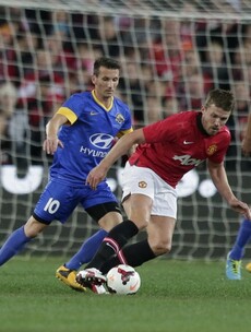 Snapshot: Liam Miller faced his old club in Sydney today