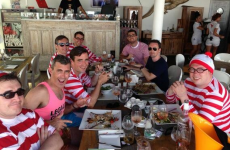 Rob Kearney loved his Where's Wally costume on his brother's Ibiza stag