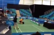 Thai badminton player attacks his former team-mate on court