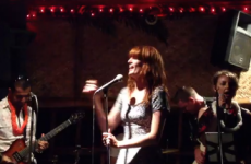 WATCH: Florence Welch drinks tequila and sings Get Lucky (badly)