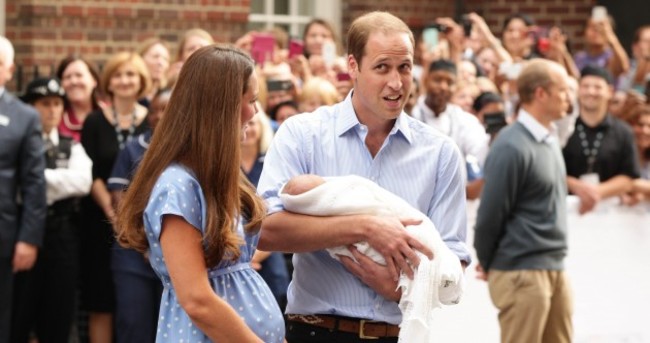 This is the first image of the royal couple and their new baby