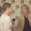 Jennifer Lawrence videobombs Jeff Bridges, ends up interviewing him