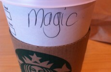 This is what happens when Padraig goes to Starbucks