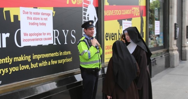 Caption competition: What are these nuns saying to the garda?