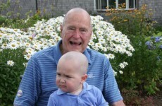 George Bush Senior shaved his head in solidarity with a young cancer patient