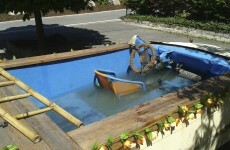 Car with built-in pool seized by police