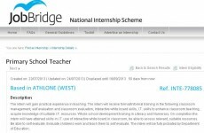 JobBridge primary teacher ad slammed as "exploitative"