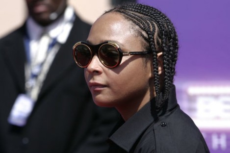 Felicia 'Snoop' Pearson arriving at an awards ceremony in LA in June 2007.