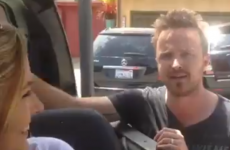 Breaking Bad star comes out of his house to meet Irish family on holiday