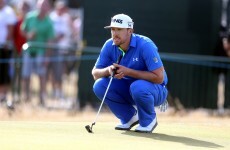 Golfer gives up lead at $5.6m tournament as wife goes into labour