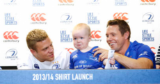 Young Leinster fan doesn't take kindly to Isaac Boss ruining his new jersey