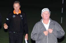 Drama in the dark as Senior Open play-off halted