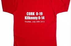Cork hurling fans can buy this t-shirt commemorating yesterday's win over Kilkenny