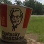 What's a seven-foot KFC bucket doing in this woman's garden?
