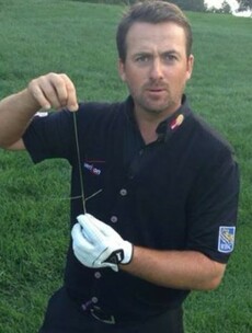 G-Mac is not impressed by the foot-long grass at Oak Hill