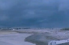 CCTV footage of Sendai airport being swamped by the tsunami (Video)