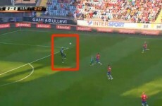 Swedish goalie sent off after 44 seconds for the worst handball ever