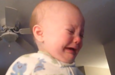 This baby really, really hates Nationwide ads