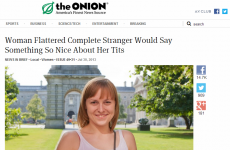 Trinity College pops up in a story about boobs on TheOnion.com