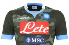 Check out Napoli's new military-style camouflage kit