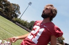 Andrea Pirlo and Leonardo Bonucci play American football