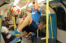World freestyle champion shows off his skills on the London Underground