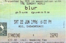 Blur play Dublin tonight... but what was your first gig ever?