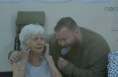 What happens when a rapper performs in an old folks' home?