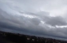 Shocking footage of the Irish 'tornado'