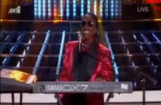 This woman blacked up as Stevie Wonder in a TV talent show