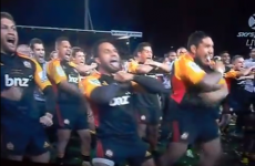 Spine-tingling Haka from Chiefs as they celebrate Super Rugby success