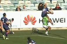 Rugby league player defies physics to set up wonder try