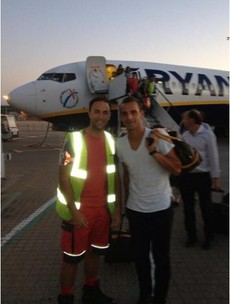 Spurs flew new £26million signing Roberto Soldado in on a budget Ryanair flight