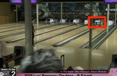 Bowler denied a perfect game after freak mechanical error blocks his ball