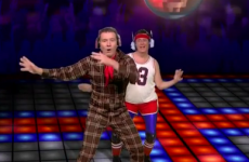 Stephen Colbert, Brian Cranston and Henry Kissinger in the best Get Lucky video of all