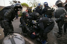 Paint bombs, bottles and a sword: PSNI officers attacked in Belfast