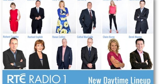 Sean O'Rourke replaces Pat Kenny and Claire Byrne joins Morning Ireland