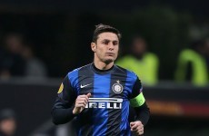 Inter captain Javier Zanetti is 40 (yes, 40) today