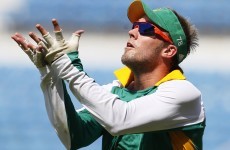 De Villiers in race for fitness ahead of Ireland showdown