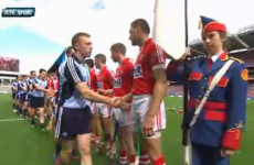 Dublin and Cork meet for GAA’s first official pre-match handshake