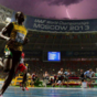 Bolt + lightning = the coolest picture of the decade