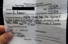 12 incredible reasons for getting a detention