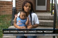 Judge orders baby Messiah's name to be changed as 'there's only one Jesus'