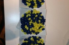 Team Europe has colour-coordinated jelly beans for the Solheim Cup